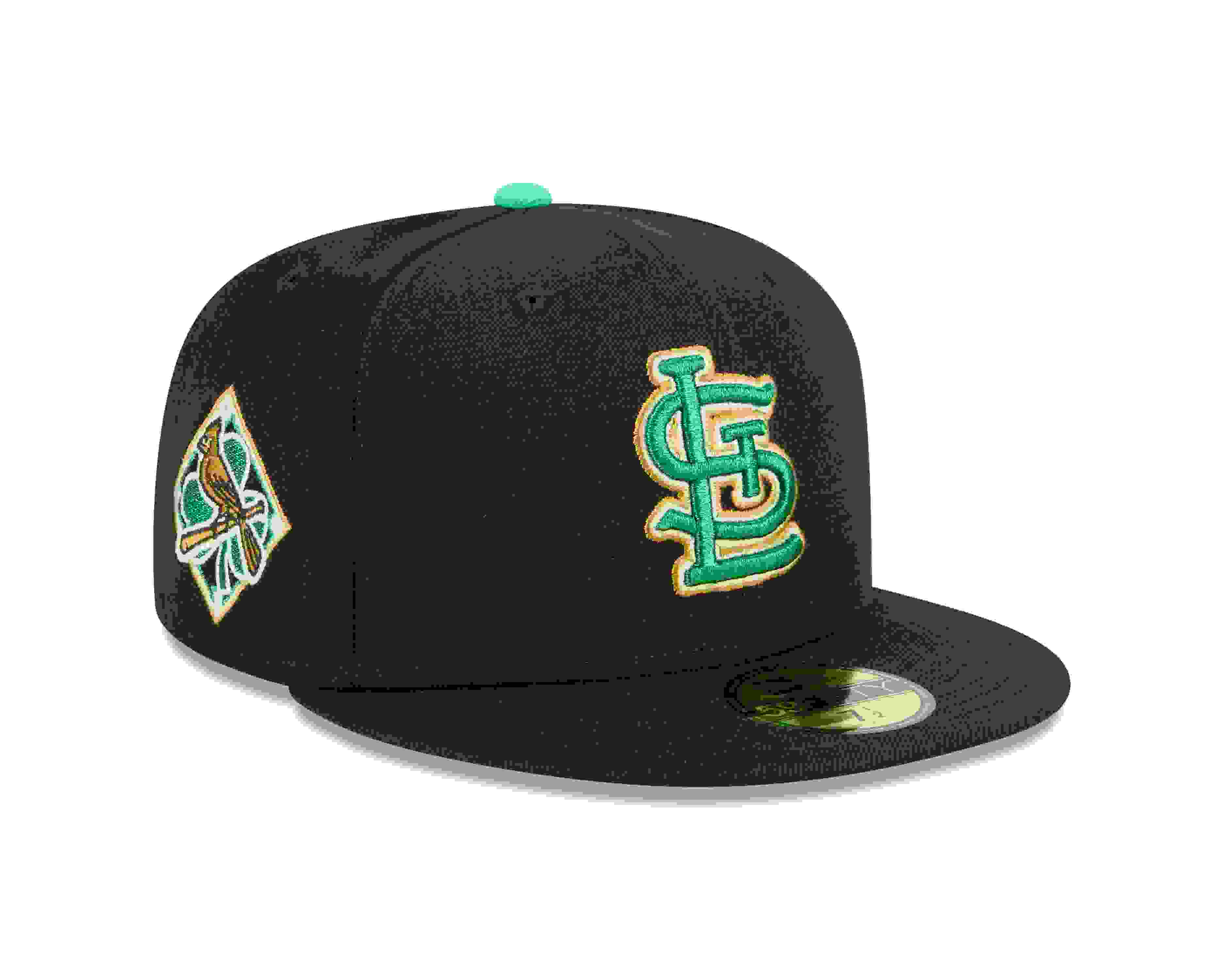 New Era St. Louis Cardinals 59FIFTY St. Paddy's Black/Green Fitted Hat
